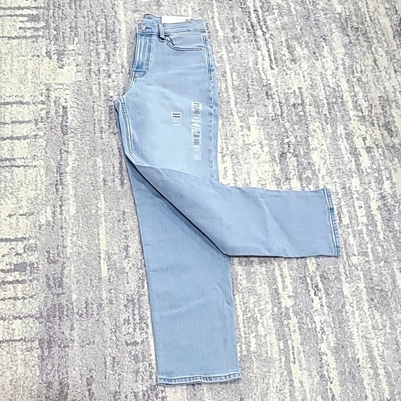 Calvin Klein Original Straight Stretch Jeans - Picture 1 of 7